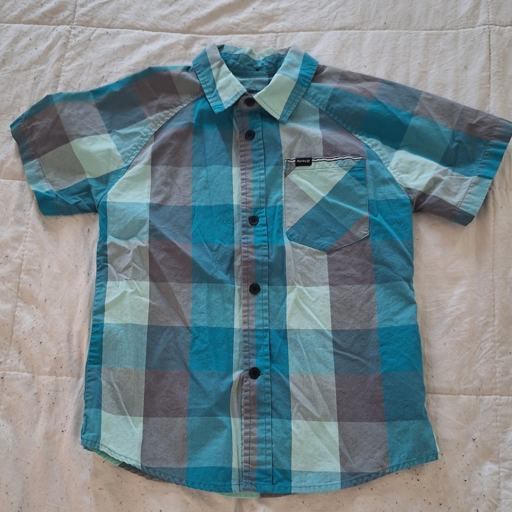 Hurley Button Down Shirt - Kid's Size 7